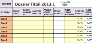 Dossier Titoli 2013.1 vuoto